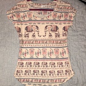 Tribal elephant shirt